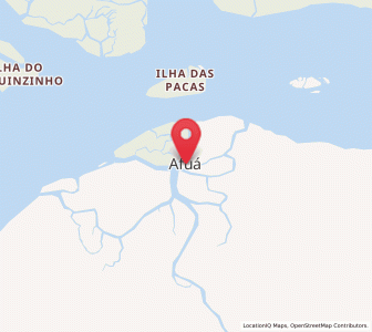 Map of Afuá, Pará