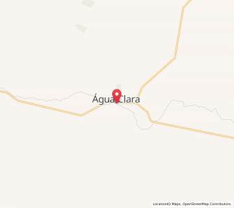 Map of Água Clara, Mato Grosso do Sul