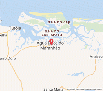 Map of Água Doce do Maranhão, Maranhão