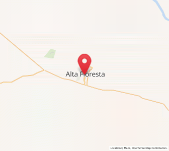Map of Alta Floresta, Mato Grosso