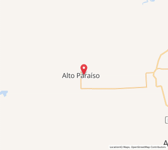 Map of Alto Paraíso, Rondônia