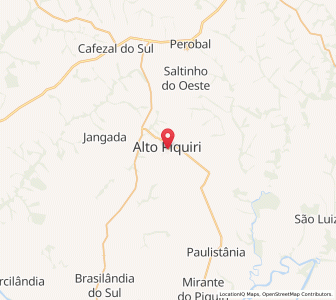 Map of Alto Piquiri, Paraná
