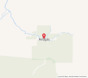 Map of Anajás, Pará