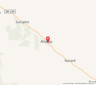 Map of Anapu, Pará