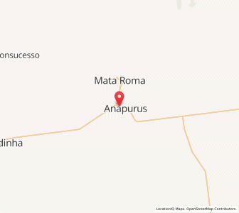 Map of Anapurus, Maranhão