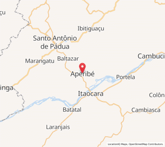 Map of Aperibé, Rio de Janeiro