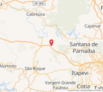 Map of Araçariguama, São Paulo