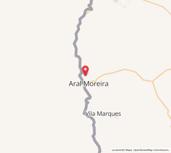 Map of Aral Moreira, Mato Grosso do Sul