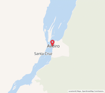 Map of Aveiro, Pará
