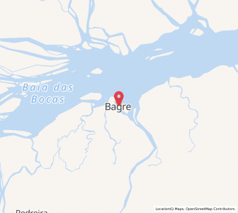Map of Bagre, Pará