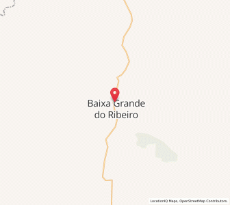 Map of Baixa Grande do Ribeiro, Piauí