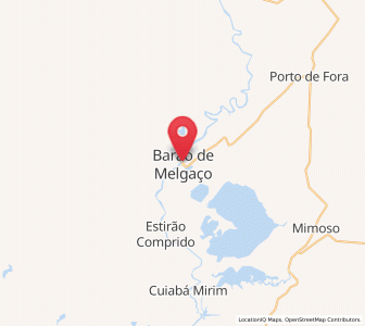 Map of Barão de Melgaço, Mato Grosso