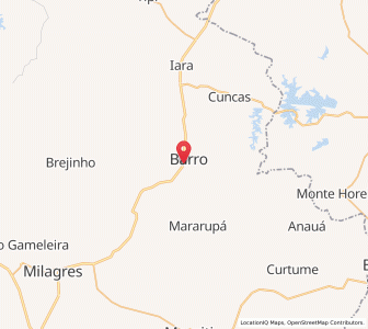 Map of Barro, Ceará