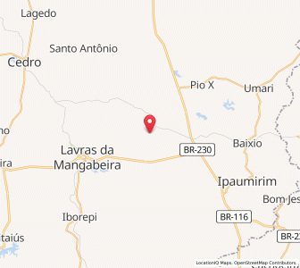 Map of Barro, Ceará