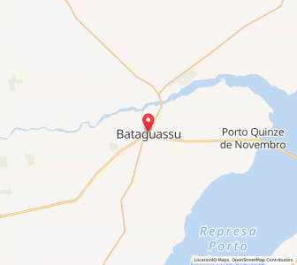 Map of Bataguassu, Mato Grosso do Sul