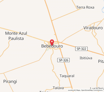 Map of Bebedouro, São Paulo
