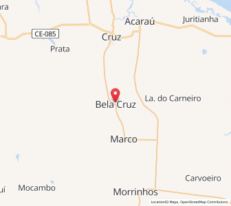 Map of Bela Cruz, Ceará