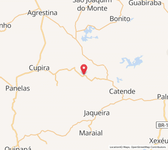 Map of Belém de Maria, Pernambuco