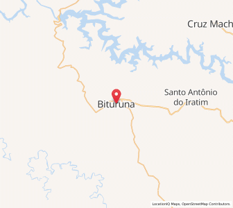 Map of Bituruna, Paraná