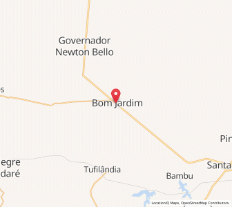 Map of Bom Jardim, Maranhão