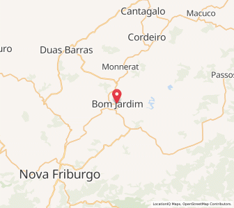 Map of Bom Jardim, Rio de Janeiro