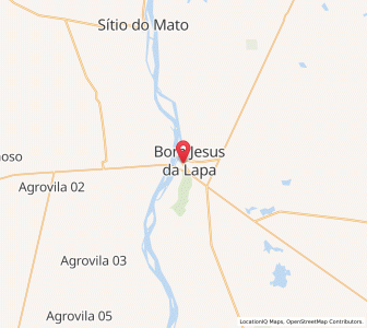 Map of Bom Jesus da Lapa, Bahia