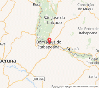 Map of Bom Jesus do Norte, Espírito Santo
