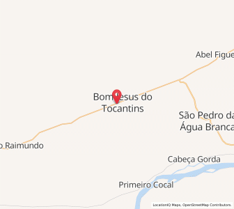 Map of Bom Jesus do Tocantins, Pará
