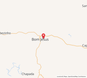 Map of Bom Jesus, Rio Grande do Sul