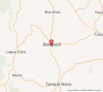 Map of Botuporã, Bahia