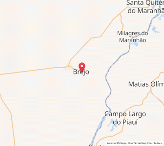 Map of Brejo, Maranhão
