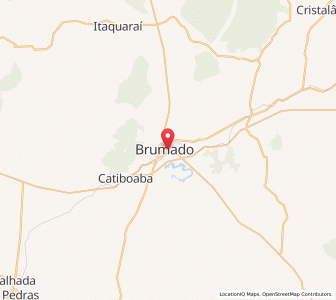 Map of Brumado, Bahia