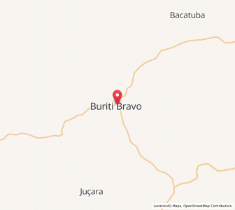 Map of Buriti Bravo, Maranhão