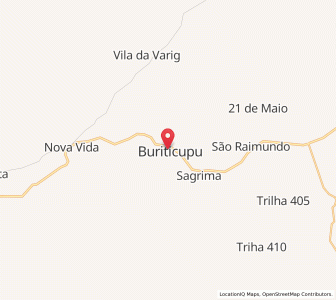 Map of Buriticupu, Maranhão