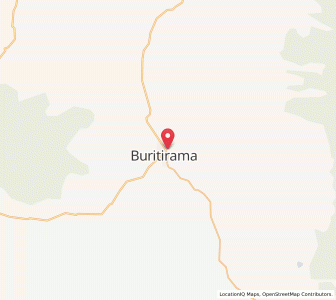 Map of Buritirama, Bahia