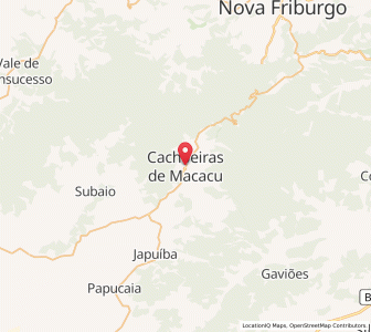 Map of Cachoeiras de Macacu, Rio de Janeiro