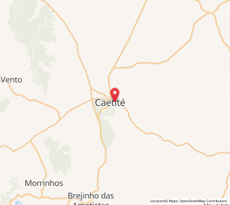 Map of Caetité, Bahia