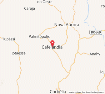 Map of Cafelândia, Paraná