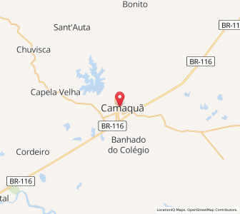 Map of Camaquã, Rio Grande do Sul