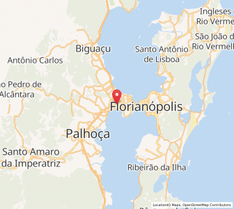 Map of Campinas, Santa Catarina