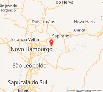 Map of Campo Bom, Rio Grande do Sul