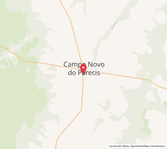 Map of Campo Novo do Parecis, Mato Grosso