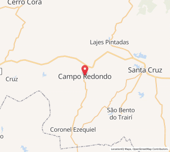 Map of Campo Redondo, Rio Grande do Norte