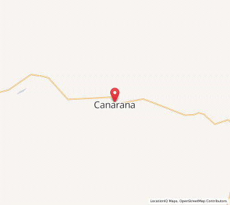 Map of Canarana, Mato Grosso