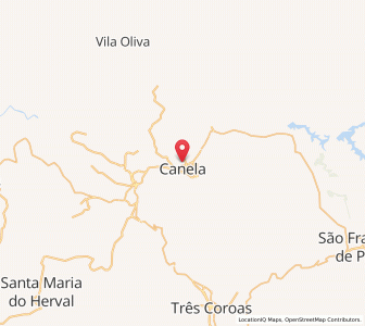 Map of Canela, Rio Grande do Sul