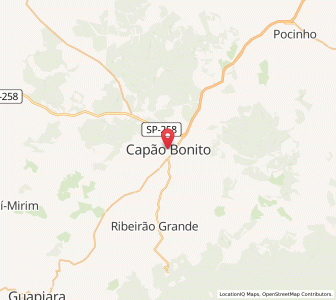 Map of Capâo Bonito, São Paulo