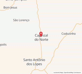 Map of Capinzal do Norte, Maranhão