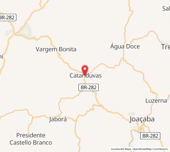 Map of Catanduvas, Santa Catarina