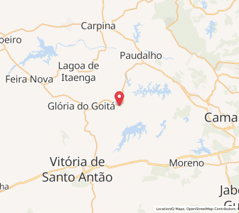 Map of Chã de Alegria, Pernambuco