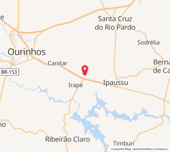 Map of Chavantes, São Paulo